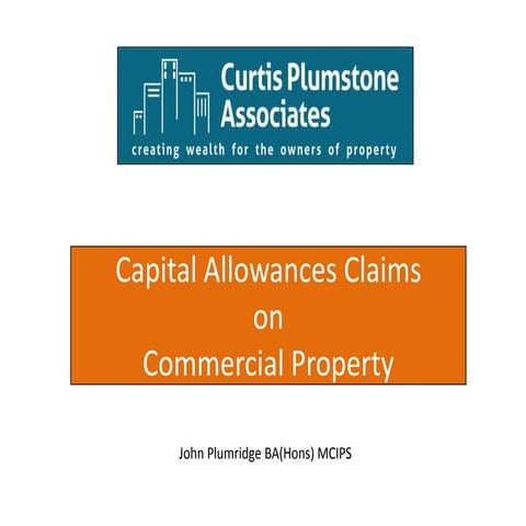 Capital Allowances Claims   Ppa