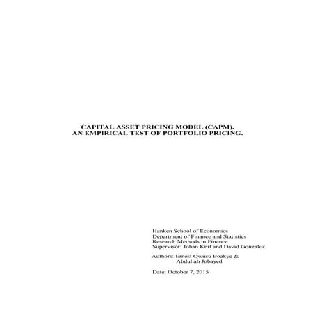 Capital asset pricing_model