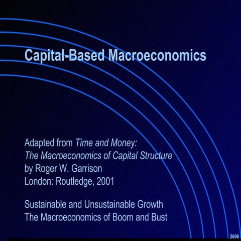 Capital-Based Macroeconomics | PPT