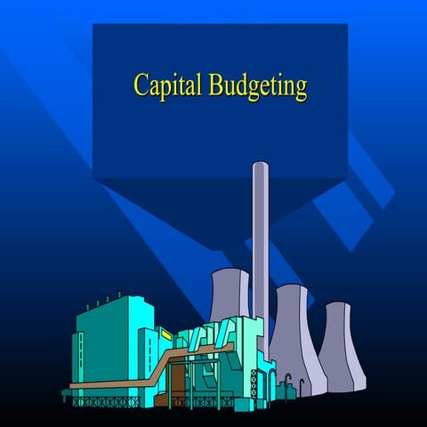 Capital budgeting (1)- Management accounting | PPTX