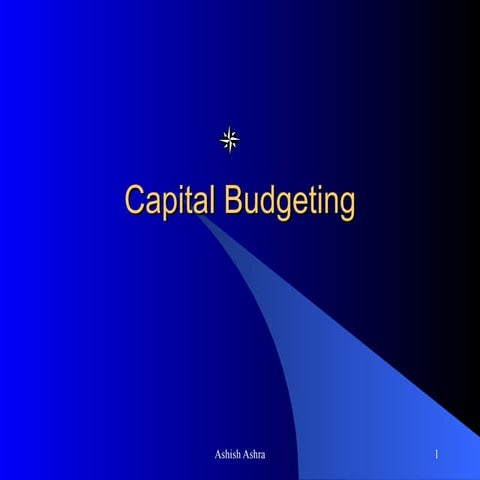 Capital Budgeting