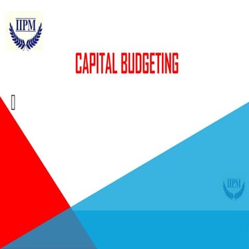 Capital Budgeting