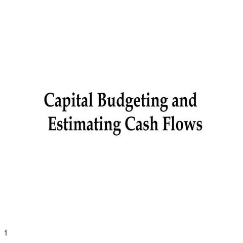 THE PROCESS OF CAPITAL BUDGETING OR INVESTMENT DECISIONS | PPT