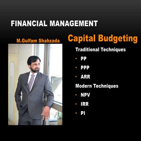Capital Budgeting 01 | PPTX