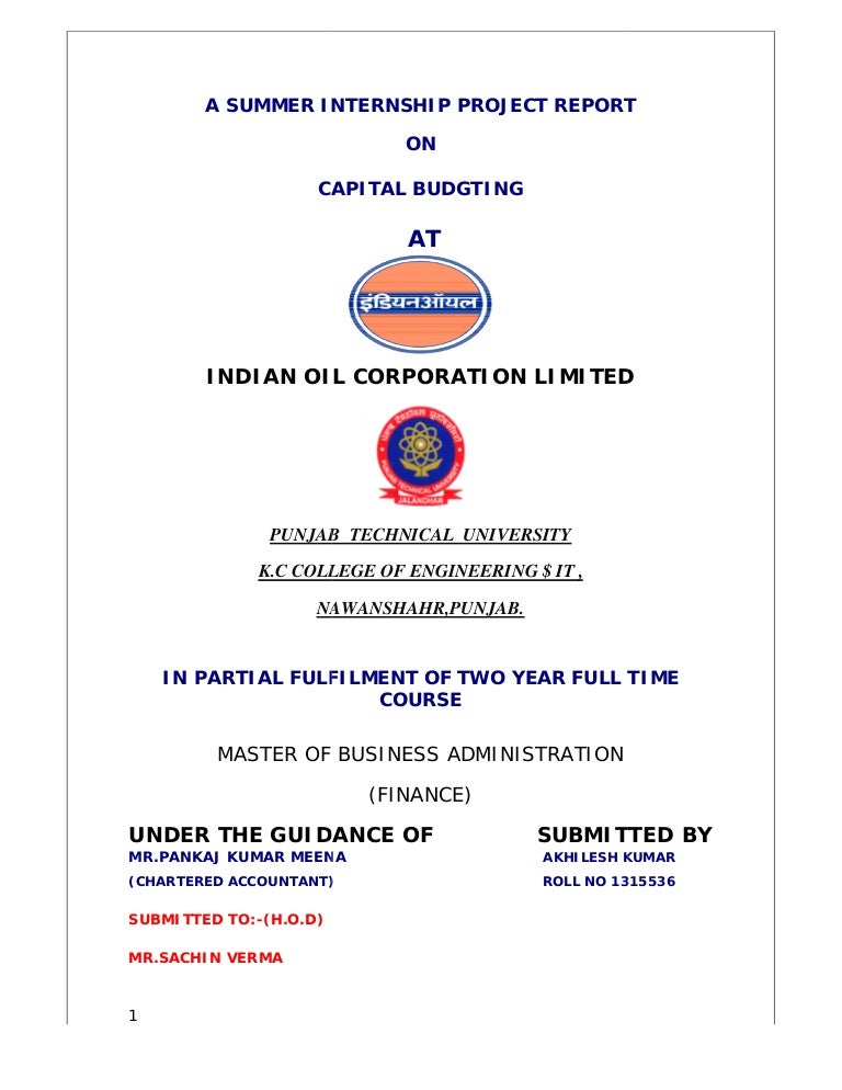Capital Budgeting Full Clear