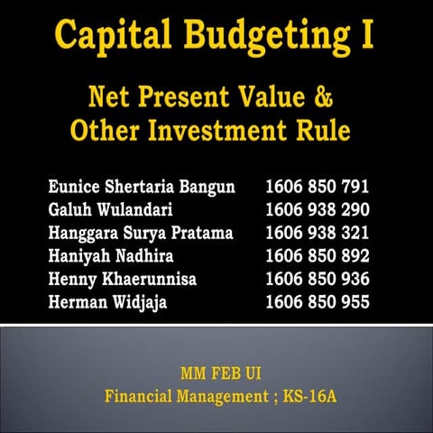 Capital budgeting kelompok 3 komplit email