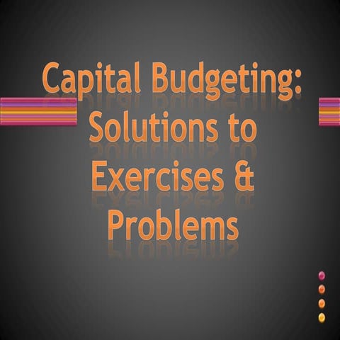 PROBLEMS ON CAPITAL BUDGETING WITH SOLUTIONS PDF visual data 4