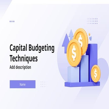 Capital Budgeting Techniques in financial management.pptx