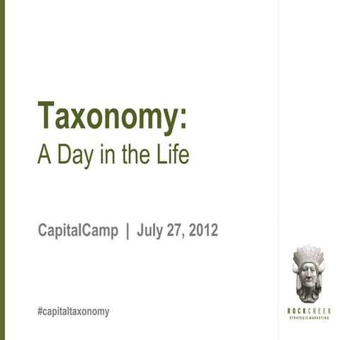 CapitalCamp DC 2012: Taxonomy