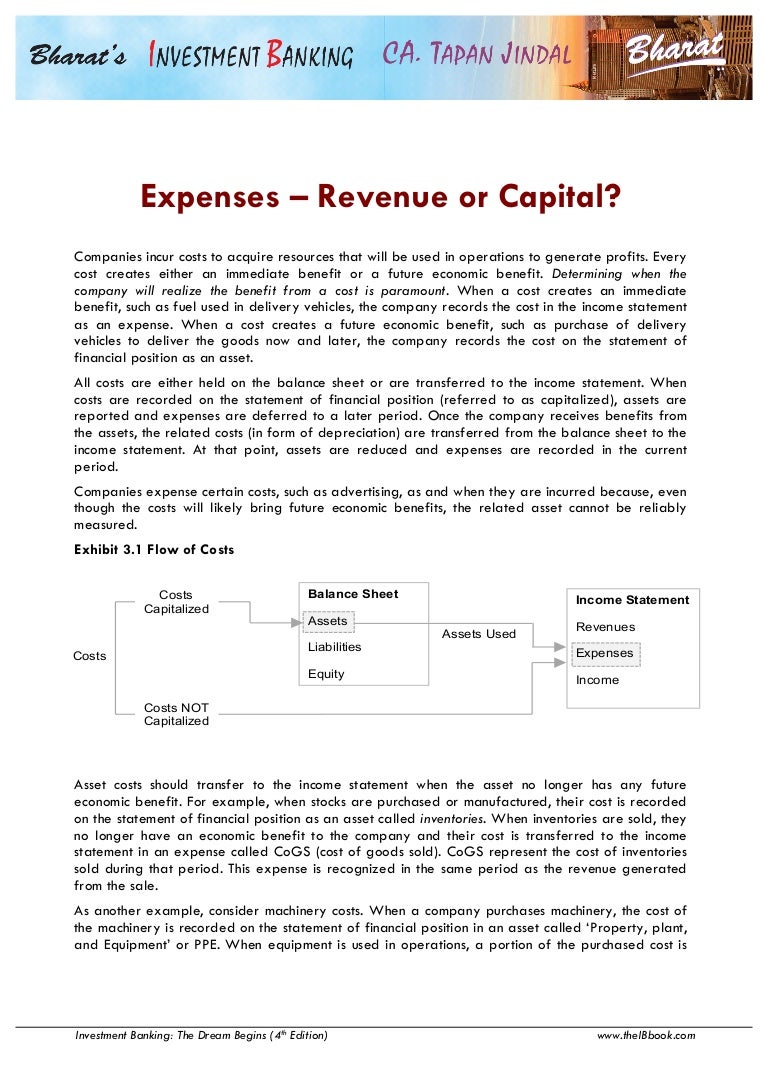 Expenses Capital or Revenue?