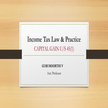 Capital gain