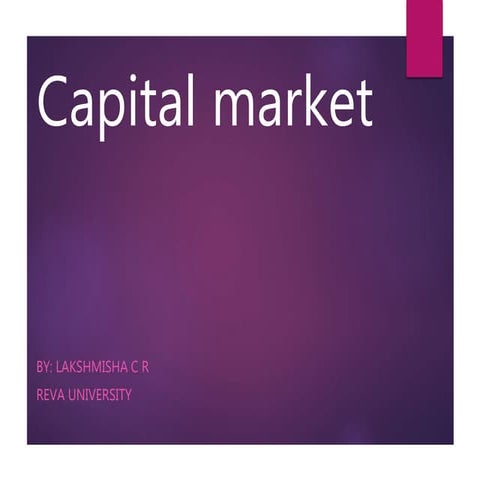 Capital market