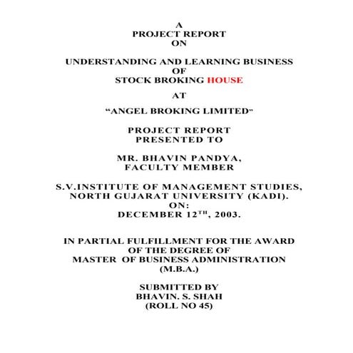 Capital market final