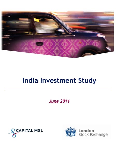 Capital MSL: India Investment Study