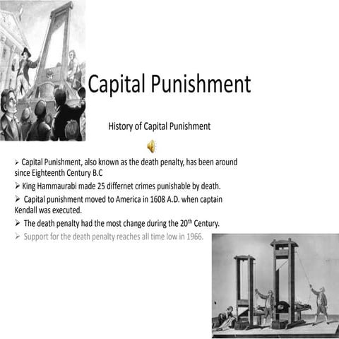 Capital punishment power point