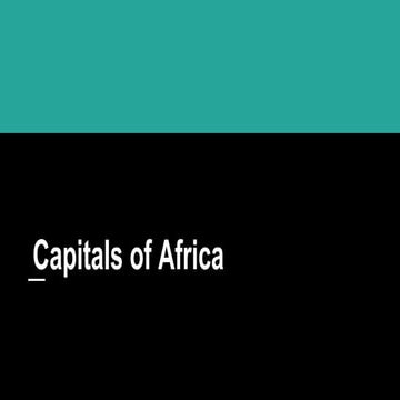 Capitals of Africa.pptx