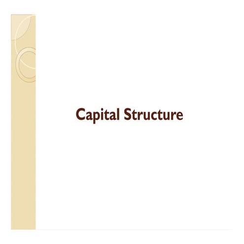Capital structure