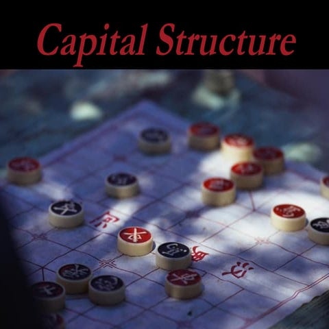 Capital structure theories