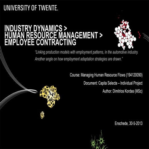 HRM in Automotive Industry - Capita selecta