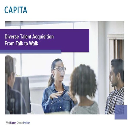 Talent Acquisition in The Face of Diversity