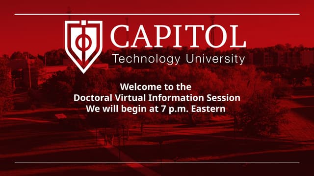 Capitol Doctoral Presentation --October 2025.pptx