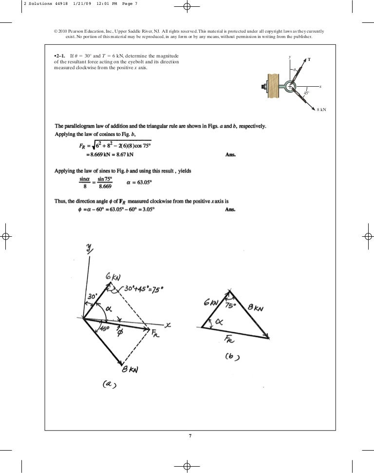 Solucionario del libro Estática Hibbeler capitulo Nº 02 diagram of bernal sphere 