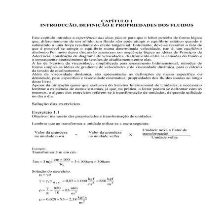 Capitulo1 Mecanica dos fluidos