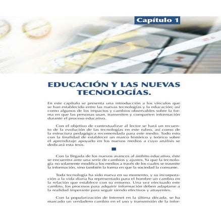 Capitulo1 Educación y Tecnologia