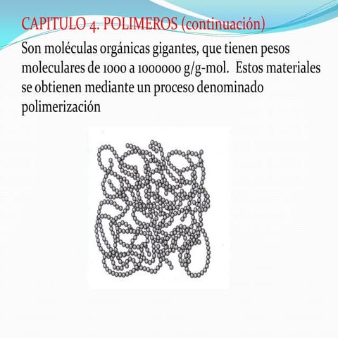 Capitulo 4. materiales polímeros