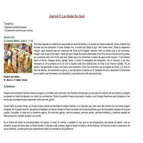 Capitulo 5. las bodas de cana.