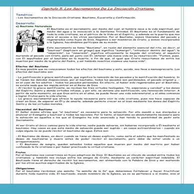 Capitulo 5. los sacramentos de la iniciacion cristiana