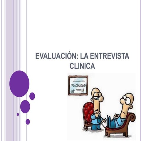 LA ENTREVISTA CLÍNICA 