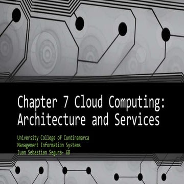 Chapter "Cloud Computing Architecture and Services" | PPT