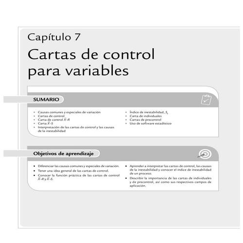 Capitulo 7 control estadistico de la calidad y seis sigma