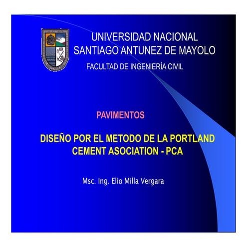 Diseño de pavimentos PCA