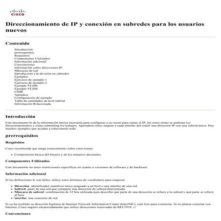 Capitulo subneting