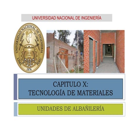 Capitulo x tecnologia de materiales