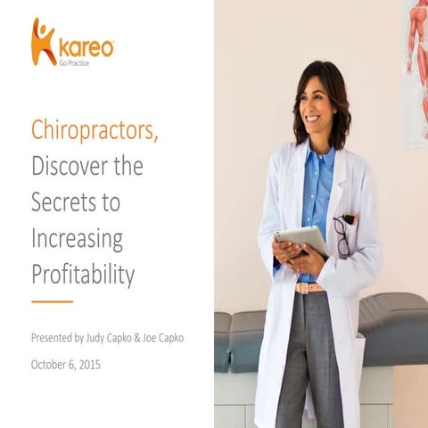 Chiropractors, Discover the Secrets to Increasing Profitability