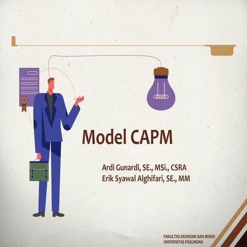 Capital Asset Priceng Model atau CAPM 11 | PPT
