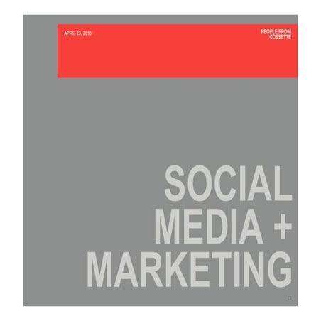 Social Media and Direct Marketing