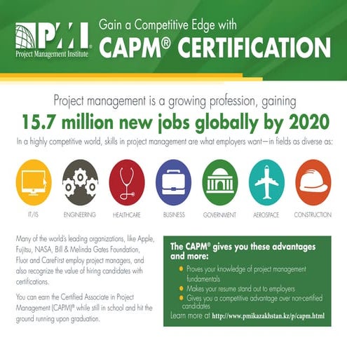 Capm  - PMI Kazakhstan chapter