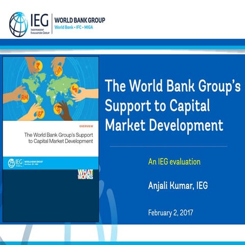 The World Bank Group's Support to Capital Market Development
