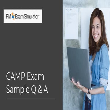 Free CAPM Exam Sample Question of the Week