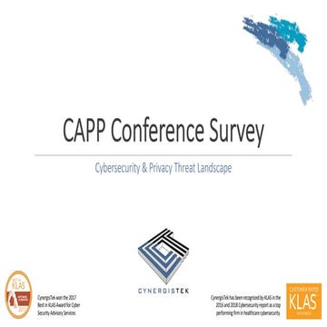 CAPP Conference Survey