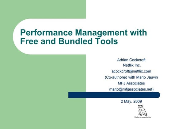 Capacity Planning with Free Tools