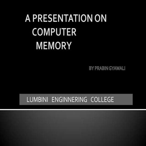 Computer Memory