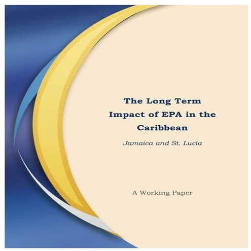 Jamaica & St. Lucia EPA Report