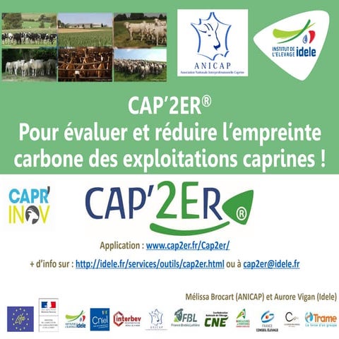 Capr'inov 2021 : Pour évaluer et réduire l’empreinte carbone des exploitation...