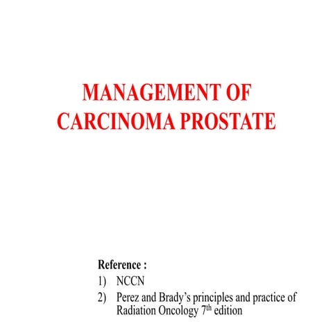 CA PROSTATE