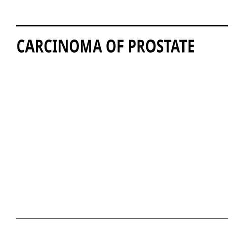 ca prostate presentation by dr Dushyant  s